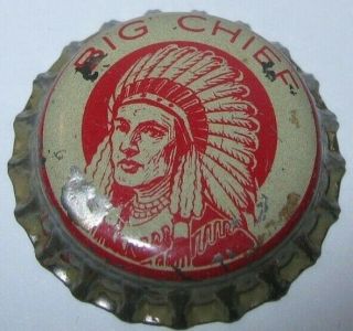Big Chief Beer Bottle Cap; 1939 - 42; Saskatoon,  Saskatchewan,  Canada; Cork
