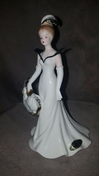 Gorgeous Rare Vintage Josef Originals Figurine Lady Girl 7 "