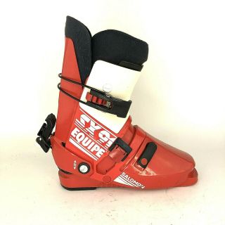 Vintage Salomon Sx91 Red Rear Entry Ski Boots 325 Us 10