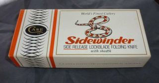 Vintage Case Folding Knife - Sidewinder - Box - Sheath - - C1982