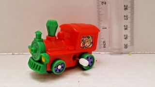 Vintage Plastic Wind Up Toy Train Locomotive