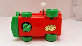 Vintage Plastic Wind Up Toy Train Locomotive 3