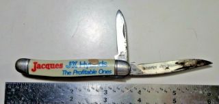 Vintage Imperial Prov Ri 2 Blade Pocket Knife Jacques Jx Hybrids Seed Needsluv