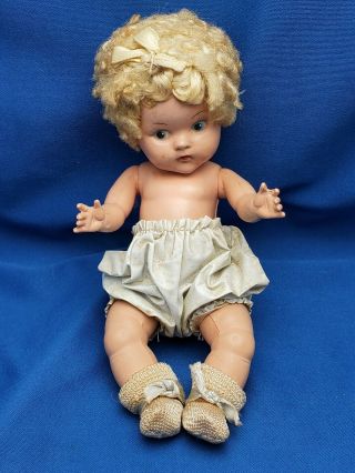 Vintage 8 " Vogue Ginny Doll With Doll Clothes As See From 1950 