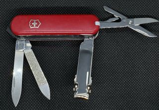 Victorinox Swiss Army Red Nail Clipper Pocket Knife