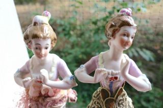 Antiqe Half dolls,  Two Large unusual Antique Twin half dolls with provanance 3