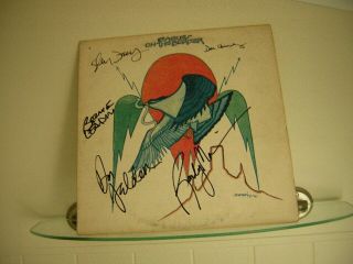 Eagles Signed Lp On The Border By 5 Members 1972