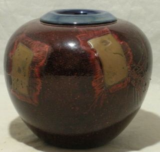 Vintage Signed Robert Held Art Glass Vase 3