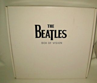 The Beatles Box Of Vision Coffee Table Book Cd Holder Nib Ac21
