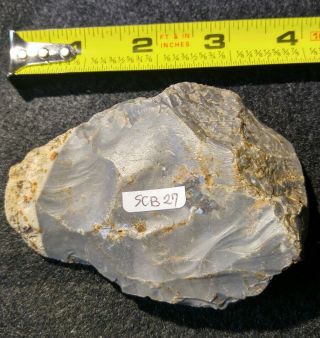 Well Native American Flint Hand Axe/ Hachet Stone Artifact