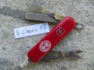 Victorinox Swiss Army Classic Sd 58mm Pocket Knife,  In Red.  Eagle Scout,  Bs Of A