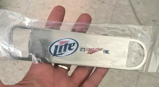 Miller Lite Bottle Opener Bar Bartender Beer It’s Miller Time