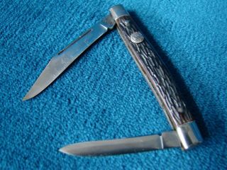 Vintage Imperial " Razor Blade Stainless " Pocket Knife - Usa