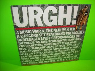 Urgh A Music War Vinyl Lp Record Punk Wave X Cramps Devo Oingo Boingo