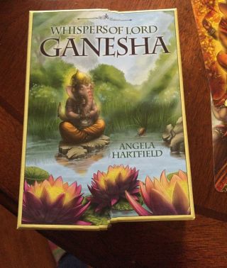 Whispers Of Lord Ganesha By Angela Hartfield Oracle Cards Inspiration & Guidance