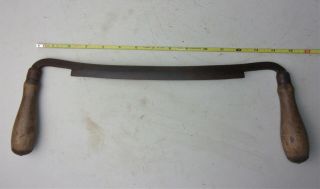 Antique Vintage T.  H.  Witherby 10 " Blade Draw Knife Woodworking Collectible Tool