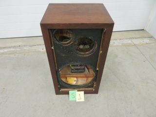 Acoustic Research Ar - 3a Speaker Cabinet Enclosure Crossover Terminal Vintage