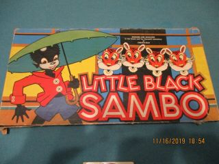 Vintage Little Black Sambo Board Game