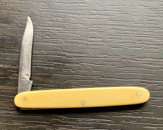 Vintage J.  A Henckels Clip Point Single Blade Pocket Knife - Germany 2 3/4” 3