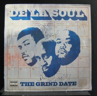 De La Soul - The Grind Date 2 Lp Vg,  06076 - 87512 - 1 Signed Plug 1&2 Vinyl Record