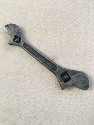 Vintage Crescent Tool Co Double Ended Adjustable Wrench 6” - 8” Jamestown N.  Y.