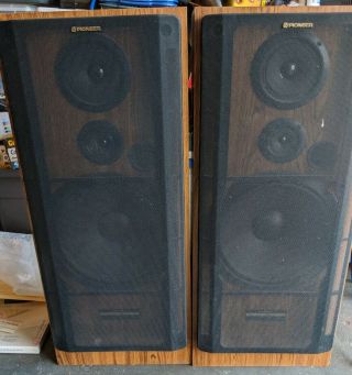 Vintage Pioneer Model Cs - M555 Speakers