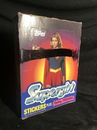Supergirl The Movie 1984 Topps Trading Cards 36 - Wax Packs Full Box Rare