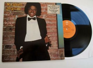 Michael Jackson - Off The Wall Lp Ex/ex 1979 Uk Vinyl Album,  Sticker