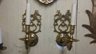Vintage Brass Wall Sconces