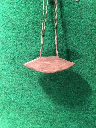 Vintage Hand Made Antique Wood Animal Bell Hand Carved Teak Wood Hill Tribes B