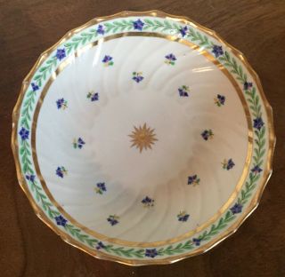 Antique 18th Century English Worcester Porcelain Tea Saucer Plate Georgian Sprig
