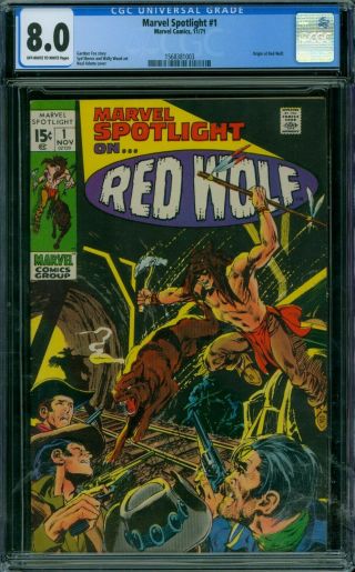 Marvel Spotlight 1 Cgc 8.  0 - Ow/w Pages