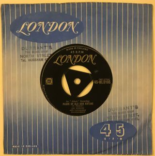 Rare Jim Reeves 1954 Single - Padre Of Old San Antone - Gold London 45 - Hl 8105