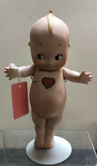 8.  5” Antique 1910’s - 1920’s Kewpie O’neill Label On Chest Germany Bisque S