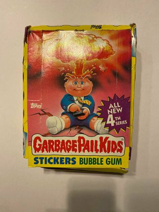 Garbage Pail Kids True Vintage Box 4th Series Sticker Cards 1986