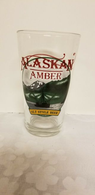 Alaskan Amber Red Dog Saloon Juneau Alaska Pint Glass A - 7