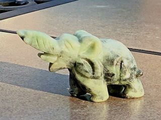 Vintage Chinese Stone Carving Of An Elephant