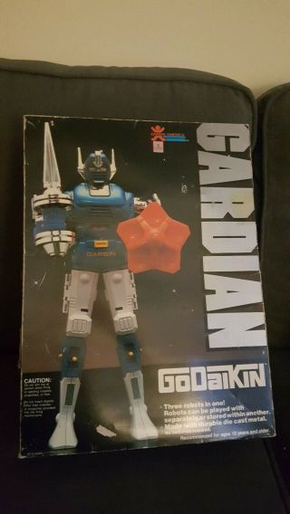 1982 Godaikin Gardian - Vintage Diecast Robot - Japan - Rare