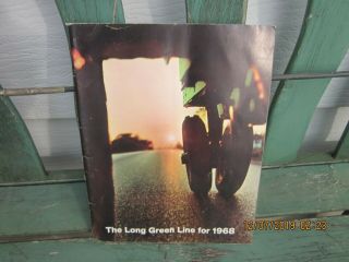 Vintage John Deere The Long Green Line For 1968 Brochure,  96 Pages.