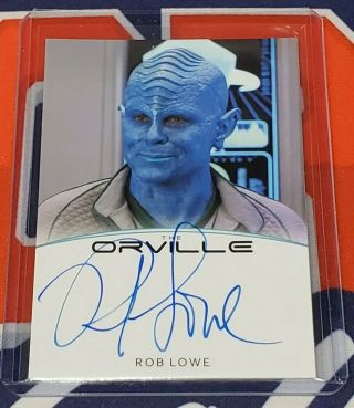 The Orville Season One A9 Rob Lowe As Darulio Full Bleed Autograph Scarce