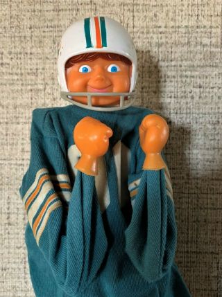 Vintage Nfl Miami Dolphins Punching Action Hand Puppet Very Rare Only 1 On Ebay