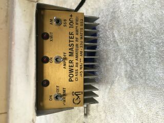 Vintage Power Master 100,  Class Ab Amateur Rf Amplifier 165w Am 330w Ssb