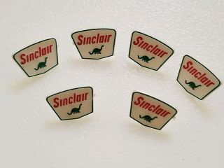 Vintage Sinclair Gas Golf Ball Markers Set 6