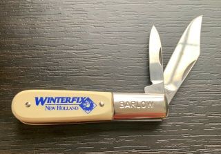 Vintage Imperial Ireland “new Holland Winterfix” Advertising Pocket Knife -
