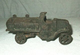 Antique Arcade Or Kenton Cast Iron Gasoline Truck