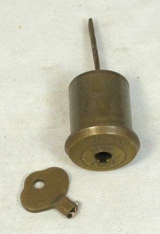 Vintage Cleveland 4 - Way High Security Rim Lock Cylinder