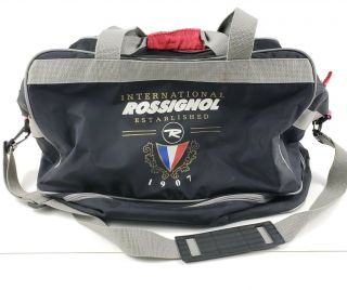 Vtg Rossignol Ski Bag Canvas Large Gear Boot
