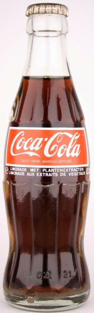 Belgium 1988 Coca - Cola Acl Bottle 200 Ml
