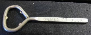 Vintage Humboldt Beer - Brewing Co Metal Bottle Opener Eureka Ca