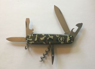 Victorinox Swiss Army Knife Camo Spartan,  Camouflage Spartan Pocket Knife